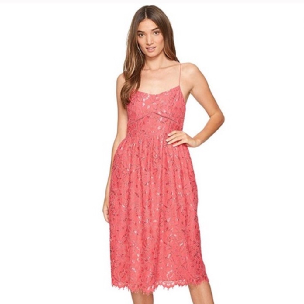 CeCe Aurora Floral Lace Dress
